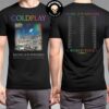 Coldplay Munich Ger Music Of The Spheres World Tour On 15 17 And 18 August 2024 At Olympiastadion Limited Edition Merchandise Two Sides T-Shirt