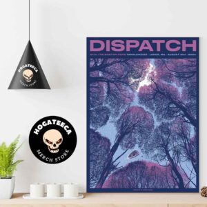 Dispatch With Boston Pops Merch Poster For Show At Tanglewood In Lenox Ma On August 31st 2024 Home Decor Poster Canvas