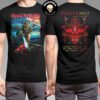 Iron Maiden The Future Past Tour 2024 Tour Poster  The Cyborg Samurai Eddie Poster Artwork Merchandise Two Sides T-Shirt