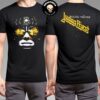 Judas Priest Ram It Down Line Drawing Anniversary Tracklist Merchandise Two Sides T-Shirt