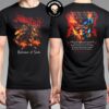 Judas Priest Screaming For Vengeance Square Gold Tee 40th Anniversary Of The Album Merchandise Two Sides T-Shirt