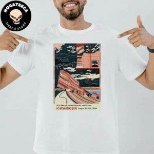 Khruangbin Show At Red Rocks Amphitheatre Morrison On August 27 And 28 2024 Artwork By Marina Ester Castaldo Merch T-Shirt