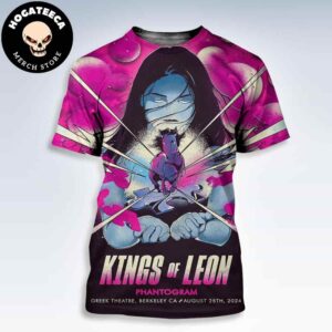 Kings Of Leon Live At Greek Theatre At Uc Berkeley In Berkeley CA On August 25th 2024 All Over Print Shirt