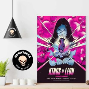 Kings Of Leon Live At Greek Theatre At Uc Berkeley In Berkeley CA On August 25th 2024 Home Decor Poster Canvas