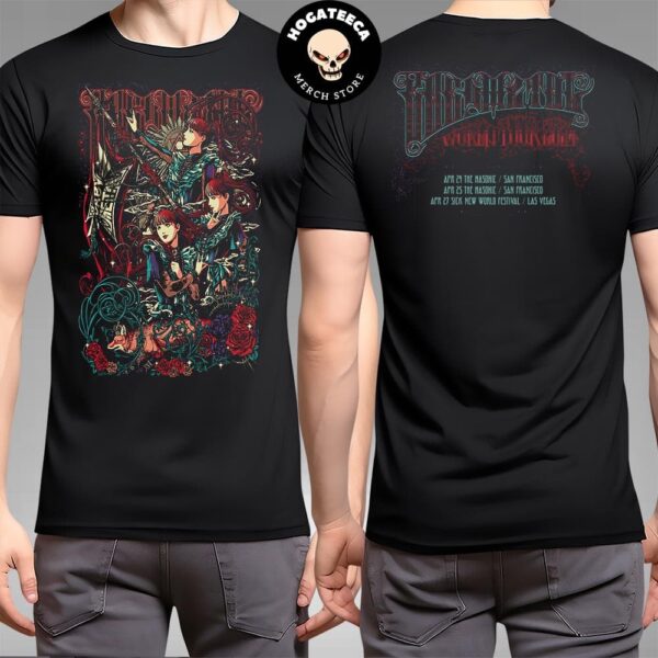 Metal March BABYMETAL World Tour 2024 Merchandise Unisex Two Sides T-Shirt