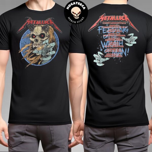 Metallica 72 Seasons M72 North American Tour 2024 Timeline Merchandise Two Sides Unisex T-Shirt