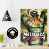 Magazine Over With Official Illustration For The 40th Anniversary Of The Metallica Album Poster Canvas