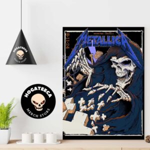 Metallica M72 Chicago IL Night 2 Merch For Soldier Field On August 11 2024 M72 North American Tour 2024 Poster Canvas