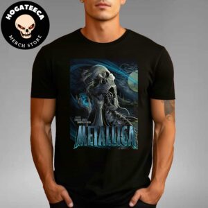 Metallica M72 Edmonton Alberta North American Tour Night 1 Merch Poster For Tour At Commonwealth Stadium Canada On August 23 2024 Merchandise Unisex T-Shirt