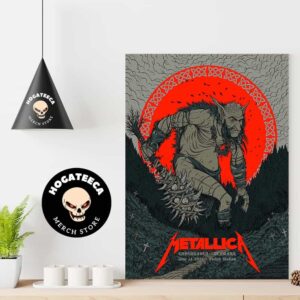 Metallica M72 Killer World Tour No Repeat Weekend At Parken Stadium In Copenhagen Denmark June 14 2024 Poster Canvas