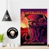 Metallica M72 World Tour 2024 No Repeat Weekend Merch Poster In Madrid Spain At Estadio Civitas Metropolitano On Juy 14 2024 Poster Canvas