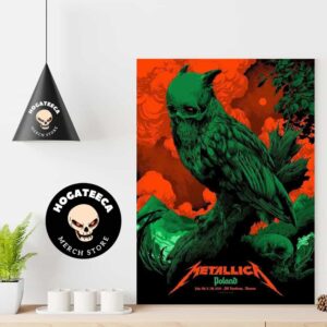 Metallica M72 World Tour At PGE Narodowy In Warsaw Poland On July 5th And 7th 2024 Merchandise Poster Canvas