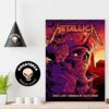 Metallica Mark Jamotillo’s Exclusive Pop-Up Shop Merch Poster For Chicago M72 North American Tour 2024 Poster Canvas