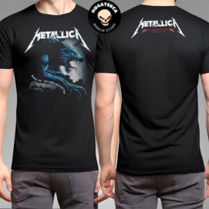 Metallica Merch Shirt M72 Seattle In The Pacific Northwest For Final US No Repeat Weekend of 2024 At Lumen Field Seattle WA On 8 30 2024 M72 North American Two Sides T Shirt