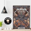 Metallica No Repeat Weekend Of The 2023 European M72 World Tour At Metlife Stadium East Rutherford NJ On August 4th Poster Canvas