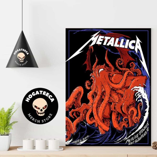 Metallica No Repeat Weekend Of The 2023 European M72 World Tour At Metlife Stadium East Rutherford Nj On August 6th Poster Canvas