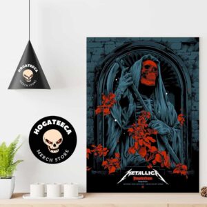 Metallica No Repeat Weekend Of The 2023 European M72 World Tour In Amsterdam Netherlands On Thursday April 29th 2023 At Johan Cruijff Arena Poster Canvas