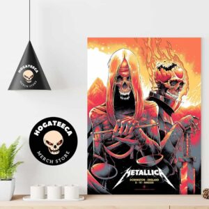 Metallica No Repeat Weekend Of The 2023 European M72 World Tour In Donington England X VI MMXXII Poster Canvas