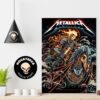 Metallica No Repeat Weekend Of The 2023 European M72 World Tour In Donington England X VI MMXXII Poster Canvas