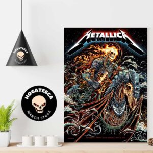 Metallica No Repeat Weekend Of The 2023 European M72 World Tour In Gothenburg Sweden At Ullevi Stadium On June 16 Poster Canvas