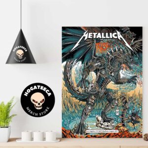 Metallica No Repeat Weekend Of The 2023 European M72 World Tour In Los Angeles CA At Sofi Stadium August 25th Poster Canvas