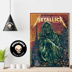 Metallica No Repeat Weekend Of The 2023 European M72 World Tour On 19 May At Stade De France In Paris France Poster Canvas