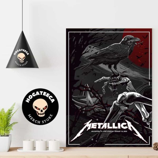 Metallica No Repeat Weekend Of The 2023 European M72 World Tour On August 18 In Arlington At Stadium Poster Canvas