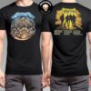 Metallica X Liquid Death M72 World Tour 2023 2024 Murder Your Thirst Schedule List Two Sides T-Shirt