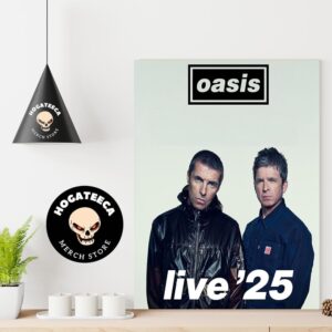 Oasis Register For The UK And Ireland 2025 Tour Merch Home Decor Poster Canvas