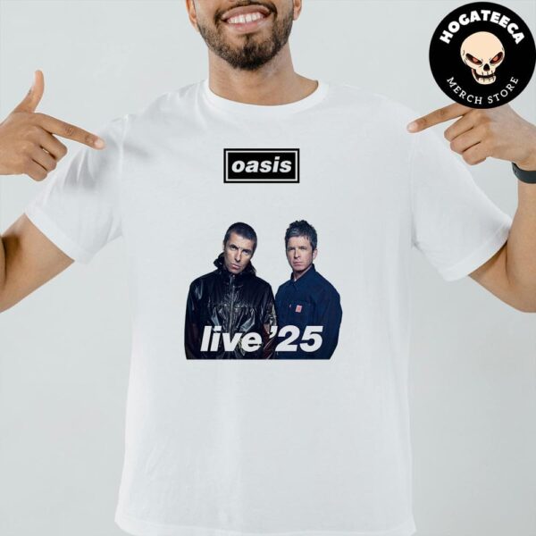 Oasis Register For The UK And Ireland 2025 Tour Merchandise Unisex T-Shirt