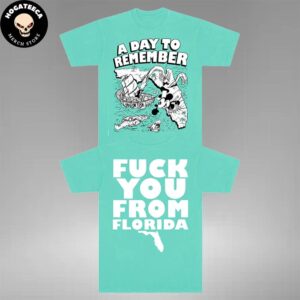 Official A Day To Remember Merchandise Fck You Frin Florida All Over Print Shirt