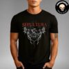 Sepultura 40 Years Tour Celebrating Life Through Death Brazilian Farewell 2024 Merchandise Two Sides T-Shirt