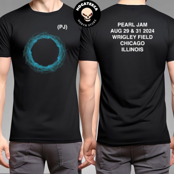 Pearl Jam Merch Crash Tee For Chicago Illinois At Wrigley Field On August 29-31 2024 Two Sides Unisex T-Shirt