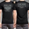 Pearl Jam Merch Event Shirt For The Windy City Chicago IL On August 29 2024 Two Sides Unisex T-Shirt