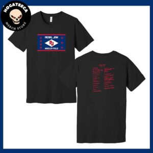 Pearl Jam Merch Shirt Setlist On August 29 2024 Two Sides T Shirt