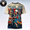 Pearl Jam With Glen Hansard Merch Poster Art By Brad Klausen For Chicago Illinois At Wrigley Field On August 29-31 2024 All Over Print Shirt