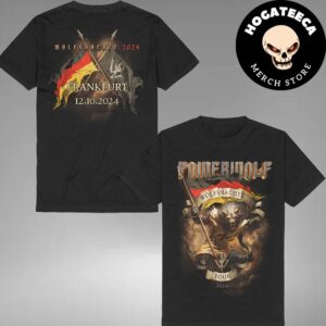 Powerwolf Wolfsnachte Tour 2024 In Frankfurt On 12 October Merchandise Two Sides T-Shirt