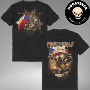 Powerwolf Wolfsnachte Tour 2024 In Praha On 26 October Merchandise Two Sides T-Shirt