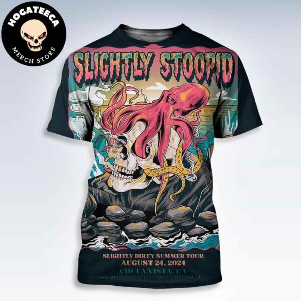 Slightly Stoopid Slightly Dirty Summer Tour On August 24 2024 In Chula Vista CA At North Island Credit Union Amphitheatre All Over Print Shirt