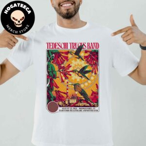 Tadeschi Trucks Band Merch Poster For Bridgeport Ct At Hartford Healthcare Amphiteater On August 23 2024 Unisex T-Shirt