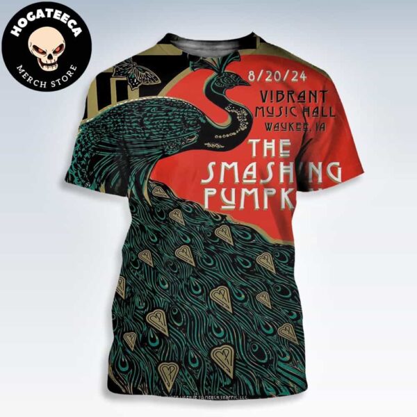 The Smashing Pumpkins North American Tour 2024 Merch Poster For Concert In Atlanta GA On August 28 2024 All Over Print Shirt