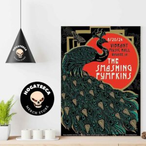 The Smashing Pumpkins North American Tour 2024 Merch Poster For Concert In Atlanta Ga On August 28 2024 Home Decor Poster Canvas