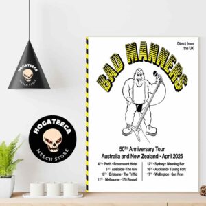 Bad Manners 50th Anniversary Tour Of Australia Set For Next April 2025 Home Decor Poster Canvas