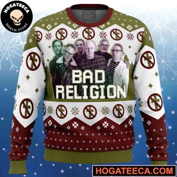 Bad Religion Band Chirstmas Gifts 2024 Xmas For Family And Friends Ugly Sweater