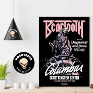 Beartooth Band With Special Guest Dayseeker Sleep Theory And Boundaries In Columbus Schottenstein Center On Saturday January 18th 2025 Home Decor Poster Canvas