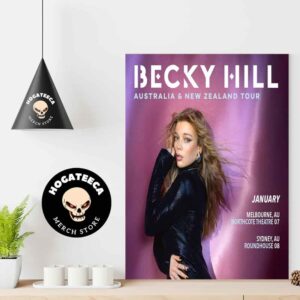 Becky Hill Has Announced Headline Shows In Australia Next January 2025 Home Decor Poster Canvas