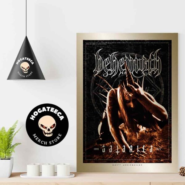 Behemoth Satanica Anniversary 2024 Home Decor Poster Canvas