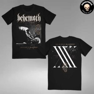 Behemoth XXX Years Ov Blasphemy Merch Through Fire We Walk Merch Two Sides Unisex T Shirt