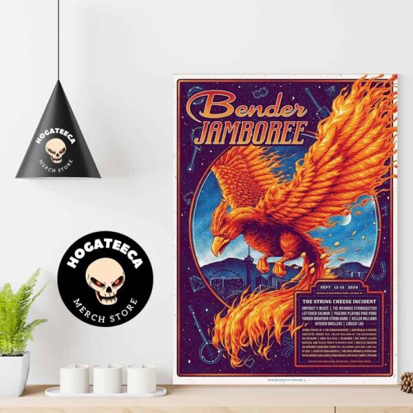 Bender Jamboree The String Cheese Incident Three Nights Six Sets Of Cheese On Sept 12-15 2024 At Westgate Las Vegas Resort And Casino In Las Vegas NV Home Decor Poster Canvas