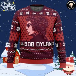 Bob Dylan Chirstmas Gifts 2024 Xmas For Family And Friends Ugly Sweater